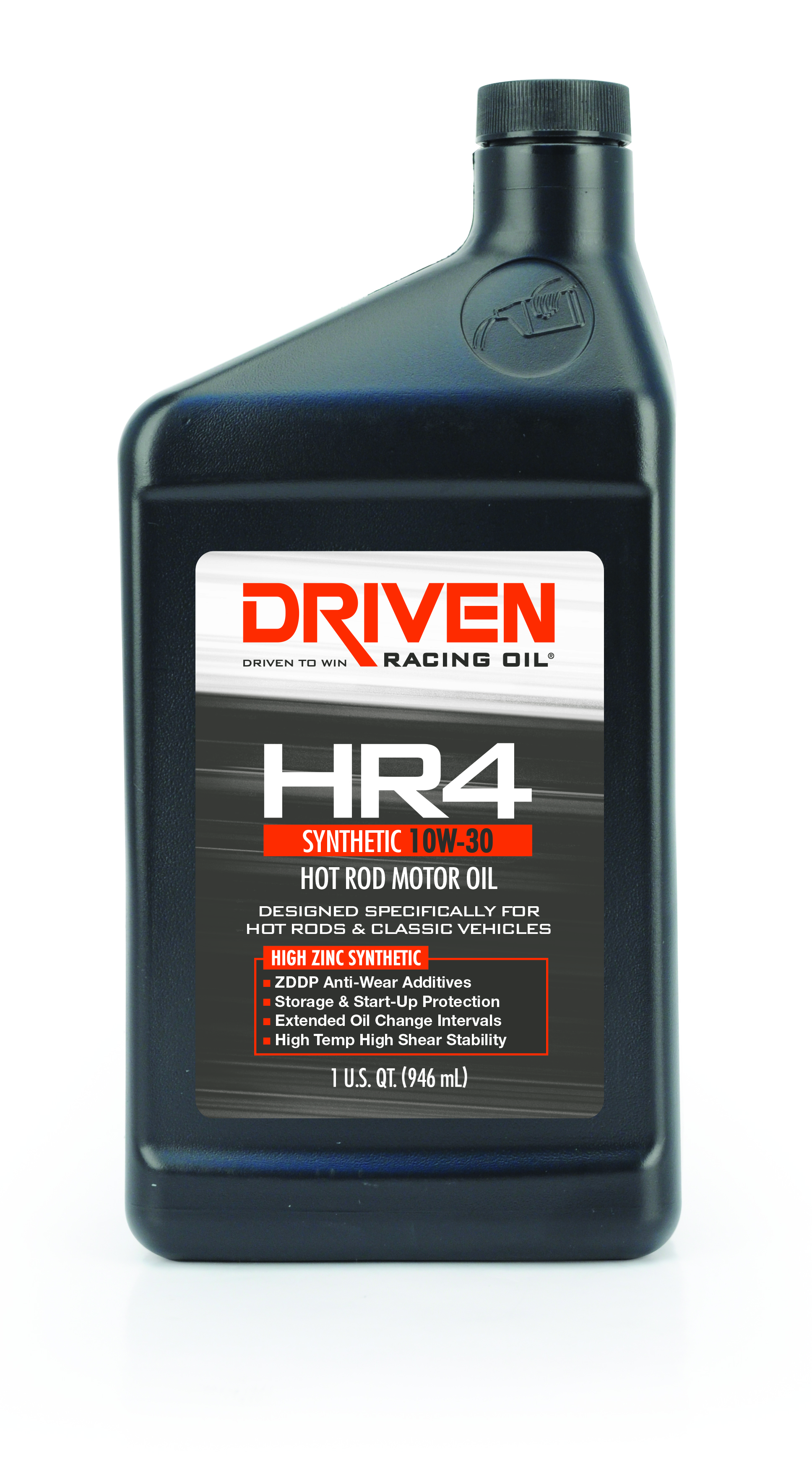 Driven Oil HR4 10W-30 Synthetic Hot Rod Oil - 1 Quart Bottle JGP01506