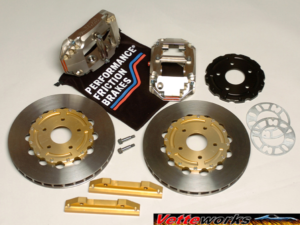 C6 Z06 Corvette Front Brake Upgrade Package, Performance Friction