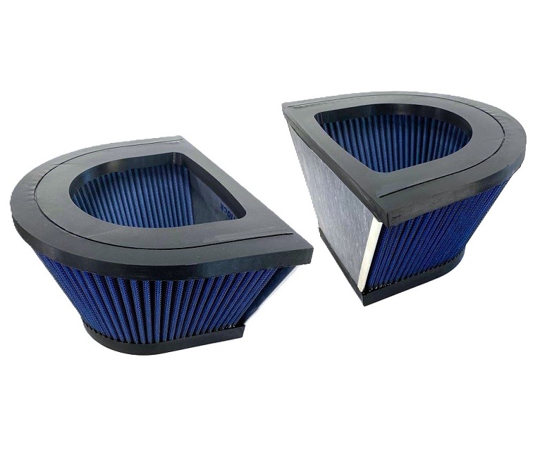 C8 Corvette Z06 Attack Blue GEN 2 design High Flow Performance Reusable Air Filters, Pair C8 Corvette Z06 Attack Blue GEN 2 design High Flow Performance Reusable Air Filters, Pair