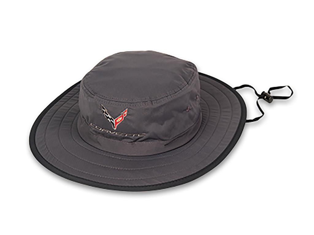 Corvette Bucket Hat-Graphite