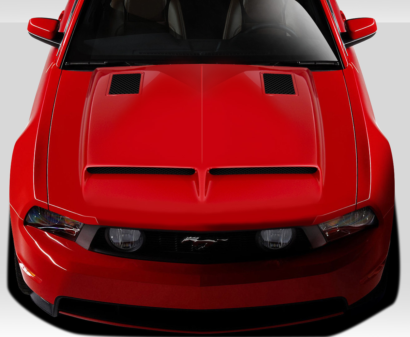 2010-2012 Ford Mustang Duraflex GT500 Hood - 1 Piece