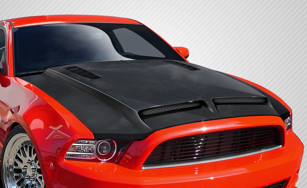 2013-2014 Ford Mustang / 2010-2014 Mustang GT500 Carbon Creations GT500 Hood - I