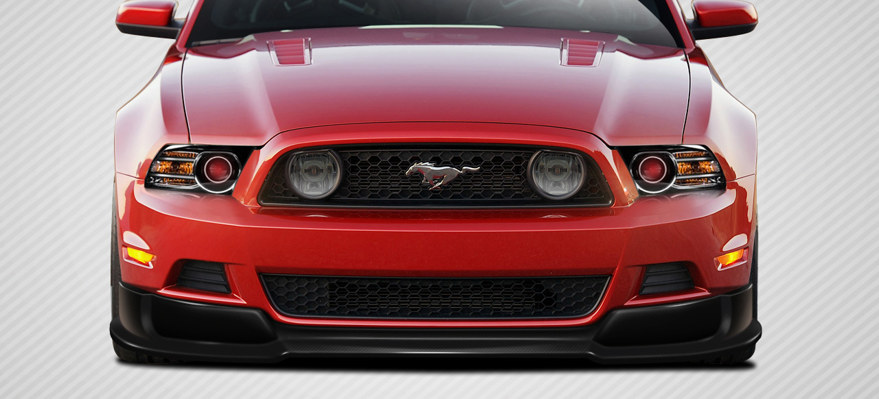 2013-2014 Ford Mustang Carbon Creations R500 Front Lip Under Air Dam Spoiler - 1