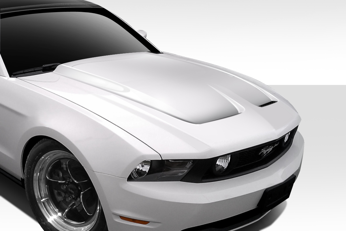 2010-2012 Ford Mustang Duraflex CVX Version 4 Hood - 1 Piece