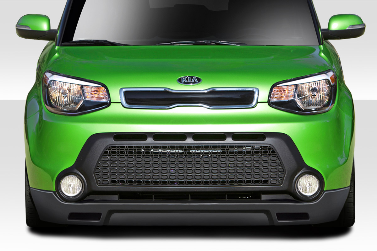 2015-2016 Kia Soul Duraflex Racer Front Lip - 1 Piece 2015-2016 Kia Soul Duraflex Racer Front Lip - 1 Piece