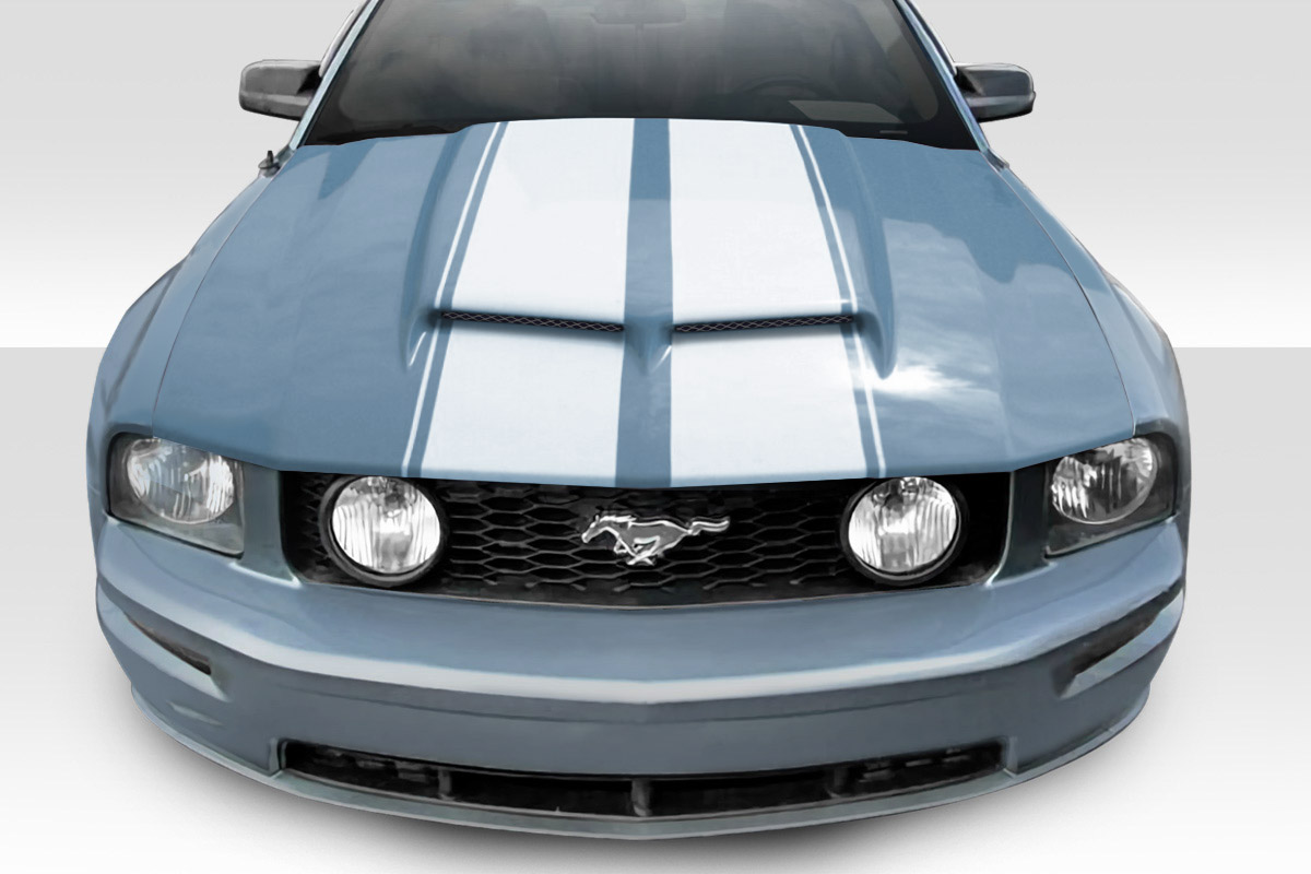 2005-2009 Ford Mustang Duraflex CVX Ram Air Hood - 1 Piece