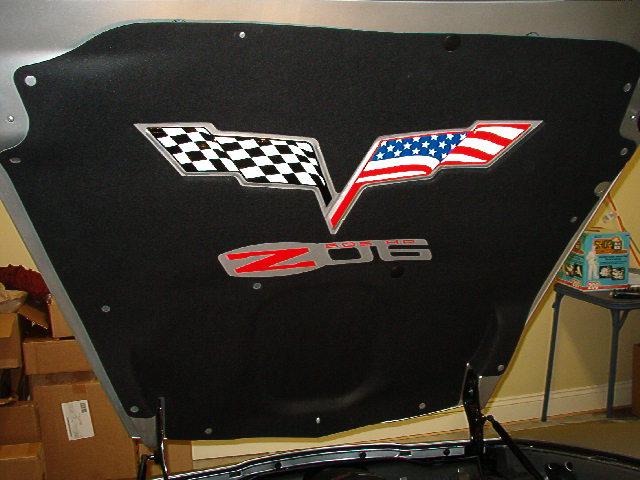 2006-13 C6 Z06 Corvette JUMBO Logo Decal, 30"L x 5.55" H