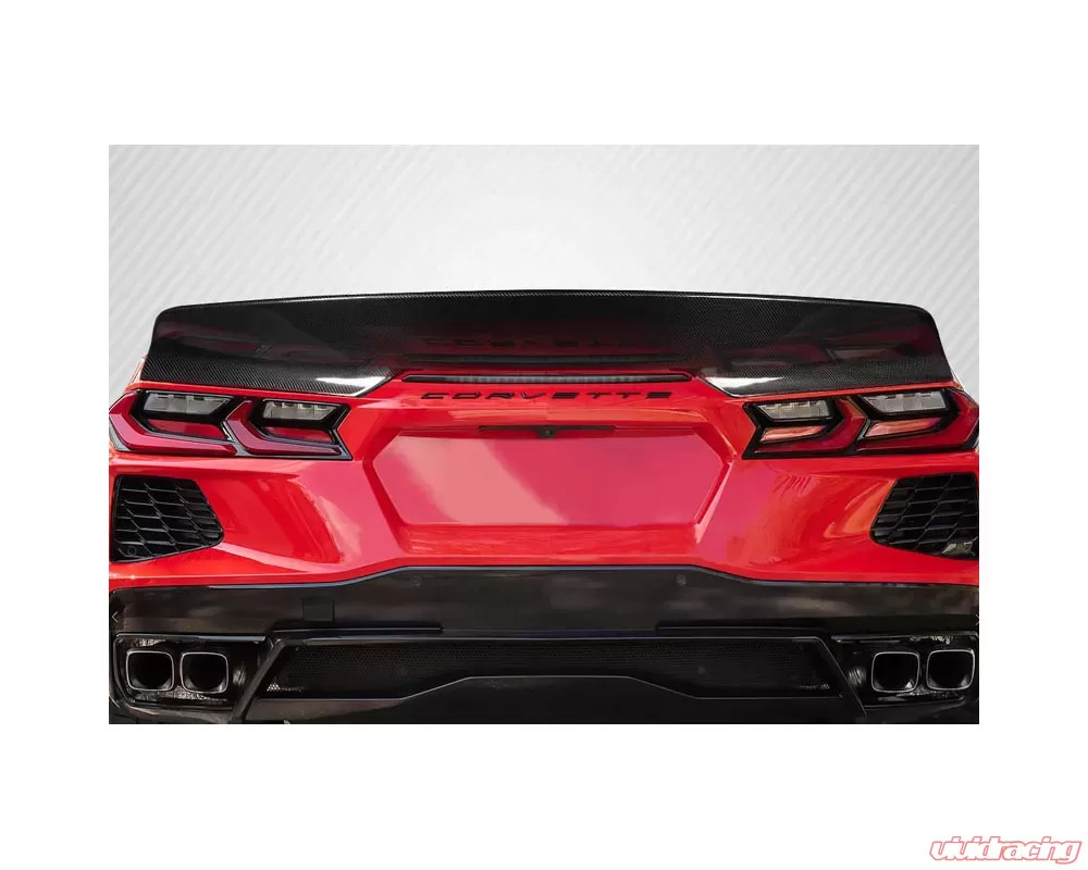 2020-2024 Chevrolet Corvette C8 Carbon Creations Duckbill Rear Wing Spoiler - 1 Piece