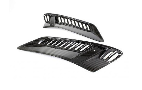 C7 Corvette Z06 Fender Side Vents made from Carbon Fiber