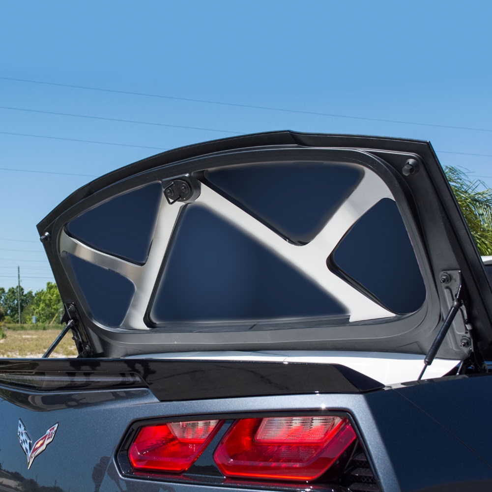 C7 Corvette Stingray - Trunk Lid Brace - Brushed or Polished : Convertible