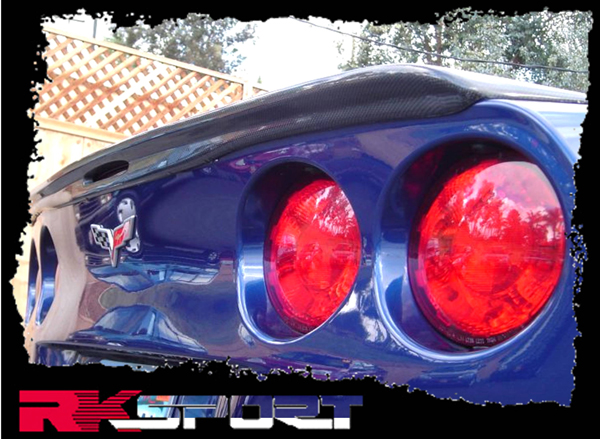 Chevy Corvette C6 Rear Spoiler, Fiberglass, Fits all 05-13 models except Z06