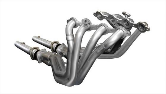 Long Tube Headers w/Connection Pipes 1.75 Inch x 3.0 Inch Catless Extreme Plus Sound Level 97-00 Chevy Corvette C5 5.7L V8 Stain