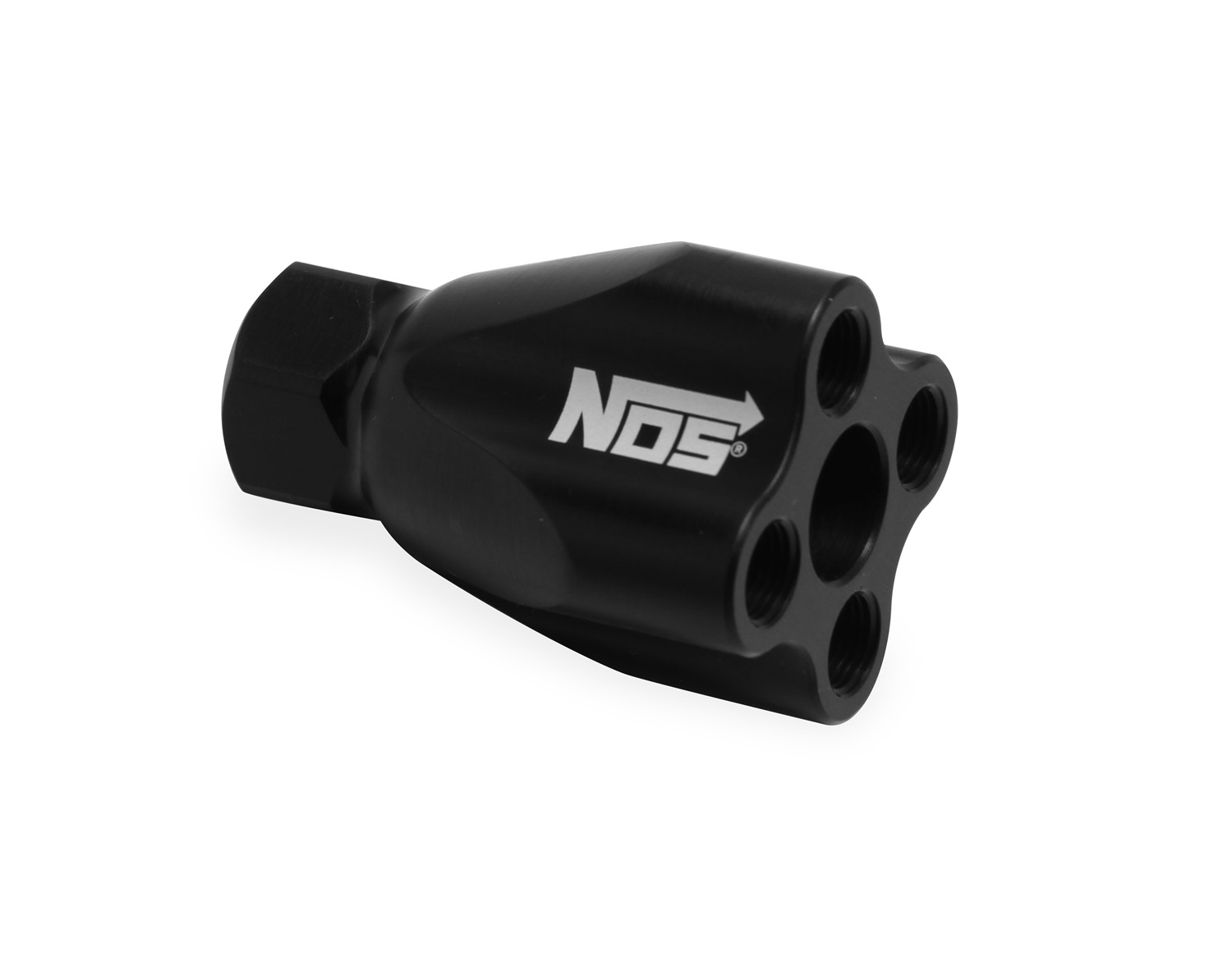 Nitrous Oxide Distribution Block, NOS Service Parts (Plates etc.), SHOWERHEAD DIST. BLOCK W/NO FITTINGS-BLACK