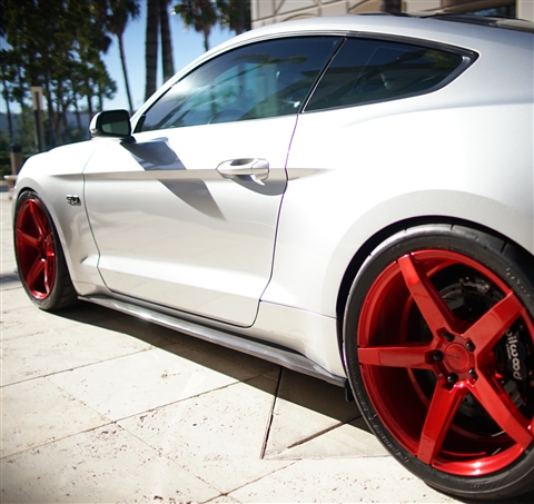 Ford Mustang 15-Up, 15-Up Mustang CF Rocker Panels, Carbon Fiber,