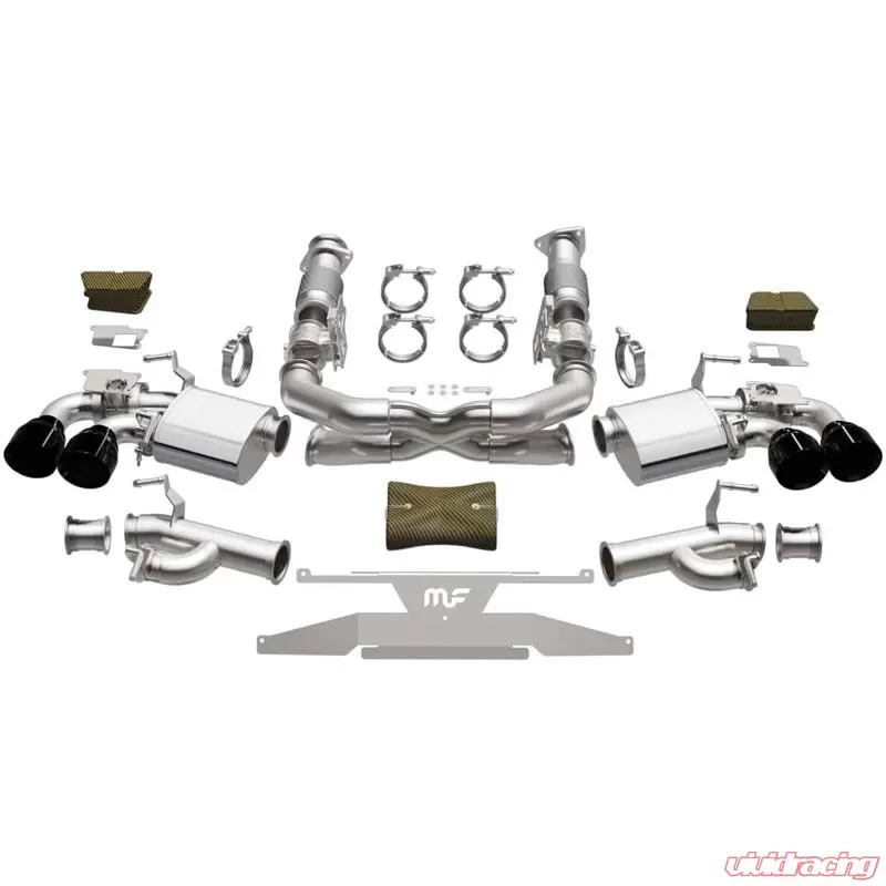 MagnaFlow xMOD Series Black Chrome Catback System Chevrolet Corvette V8 6.2L 2020-2024