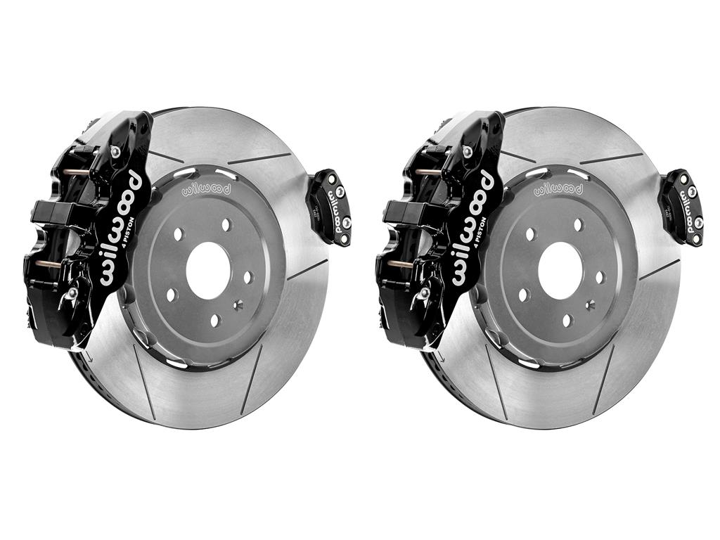 C8 Corvette 20-25 Wilwood Aero4 Rear Brakes Kit with 15" Slotted Rotors