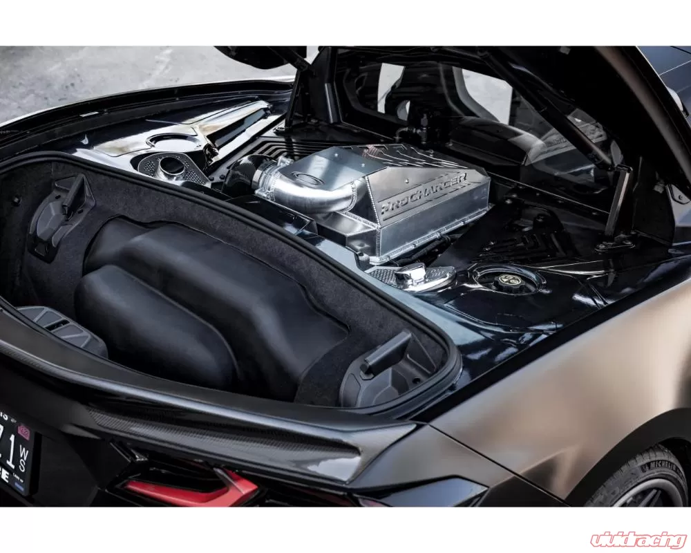 ProCharger Satin Finished H.O. Intercooled System with P-1SC-1 Chevrolet Corvette C8 LT2 2020-2024 - clone