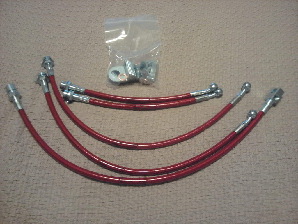 Kore3 FlexKore Stainless Steel Brake 5  Lines - C5/C6 Corvette, Base Models and Z51