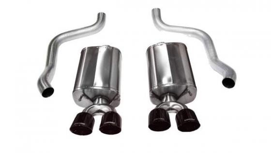 Corvette 2.5 Inch Axle-Back Dual Rear Exit with Twin 4.5 Inch Pro-Series Tips Sport Sound 09-13 Corvette 6.2 Liter Corsa Perform