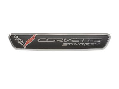 C7 Corvette 14-19 Interior Dash Trim Plaque / Badge On Center Console - Corvette Stingray