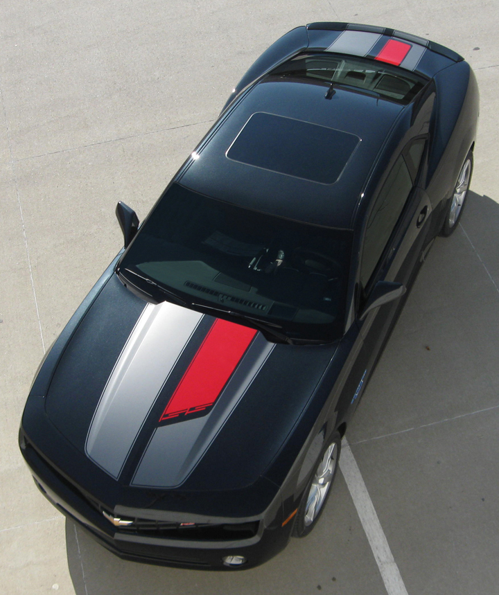 Camaro 2014 Custom Stripe 45th Anniversary Rally Kit with Same Color insert