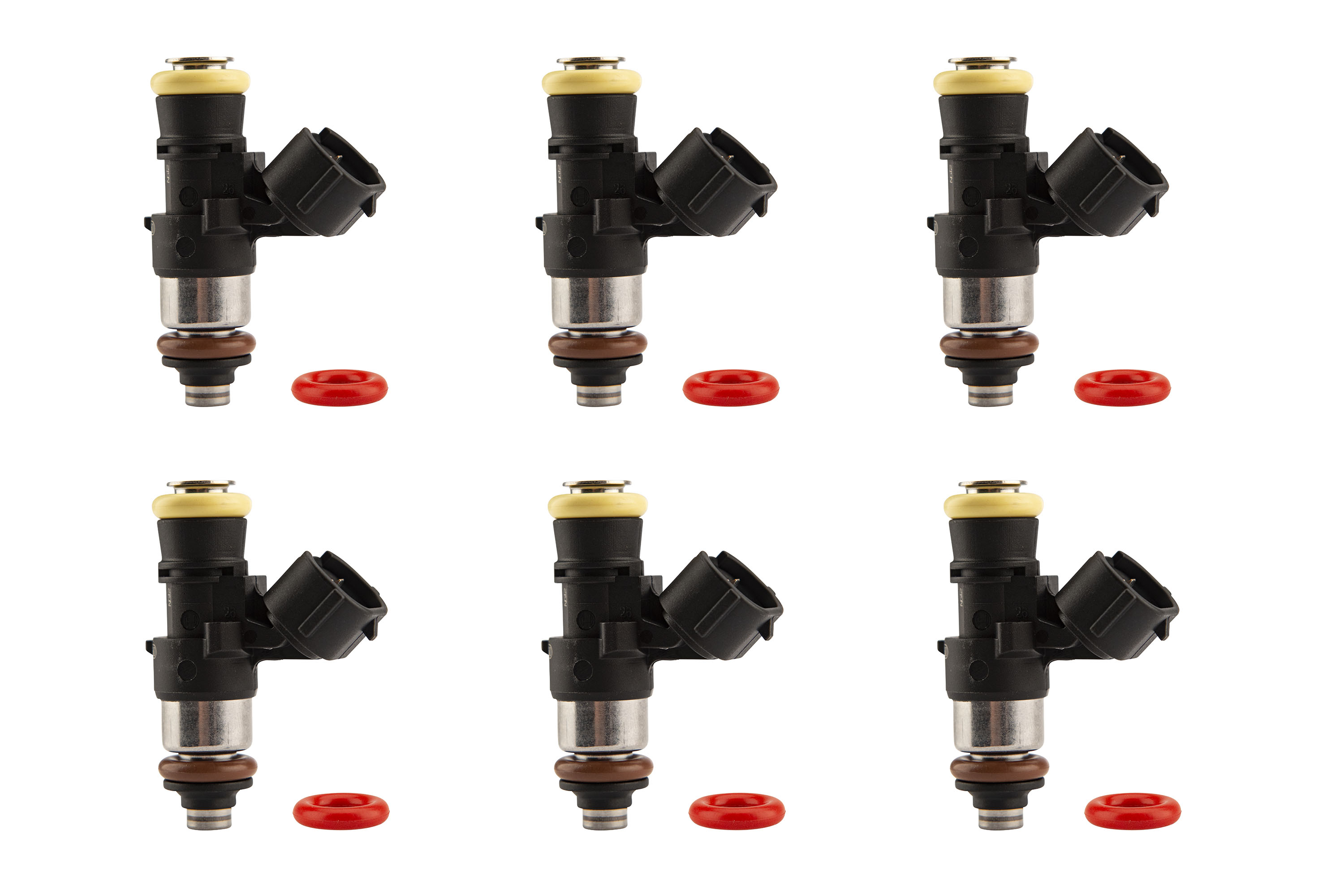 2008-2013 Chevrolet Corvette All P-Flow LS3 242 lb/hr Fuel Injectors, Set of 6