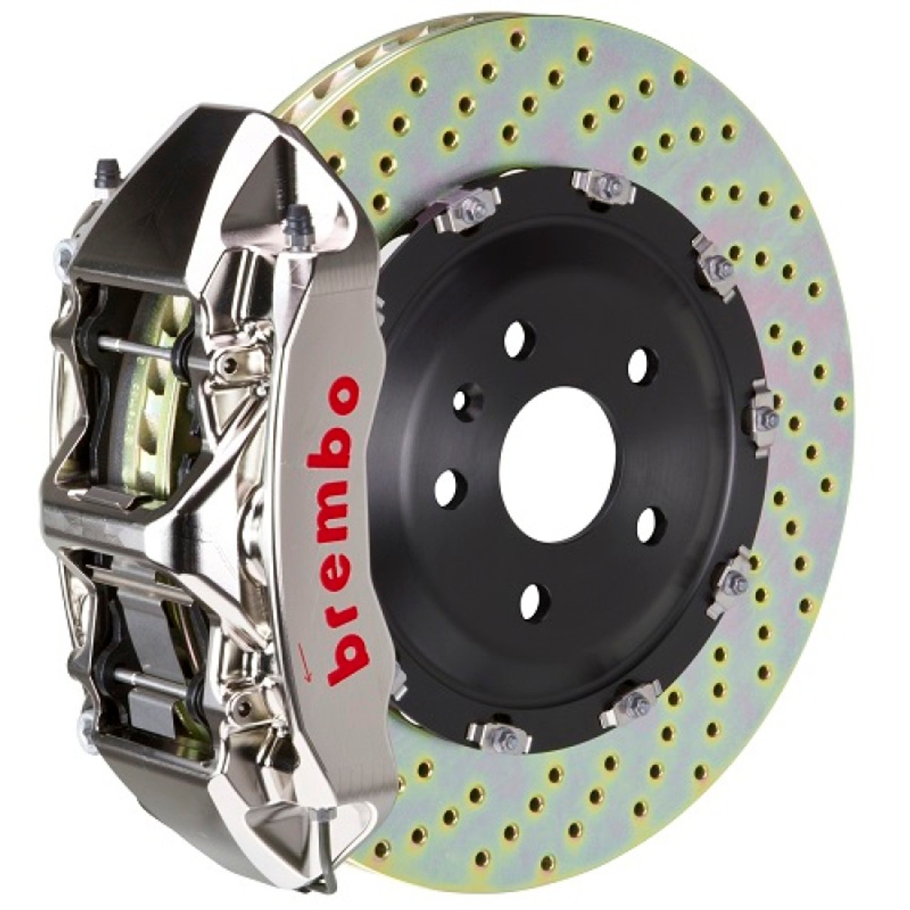 Brembo 20+ Corvette C8/C8 Z51 Front GTR BBK 6 Piston Billet 380x34 2pc Rotor Drilled