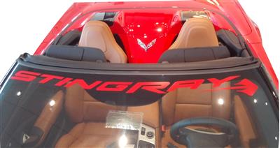 C7 Corvette 14-19 "STINGRAY" Windshield Decal Banner