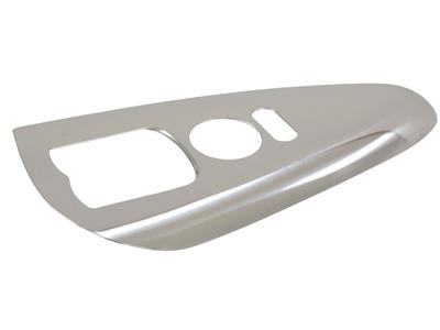 C6 Corvette 05-08 Door Pull Top Cover, Left Side,  Brushed Aluminum