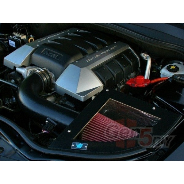 10-15 Camaro SS CAI Intake Black Powder Coated