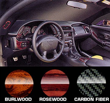 C5 Corvette Rosewood Dash Kit