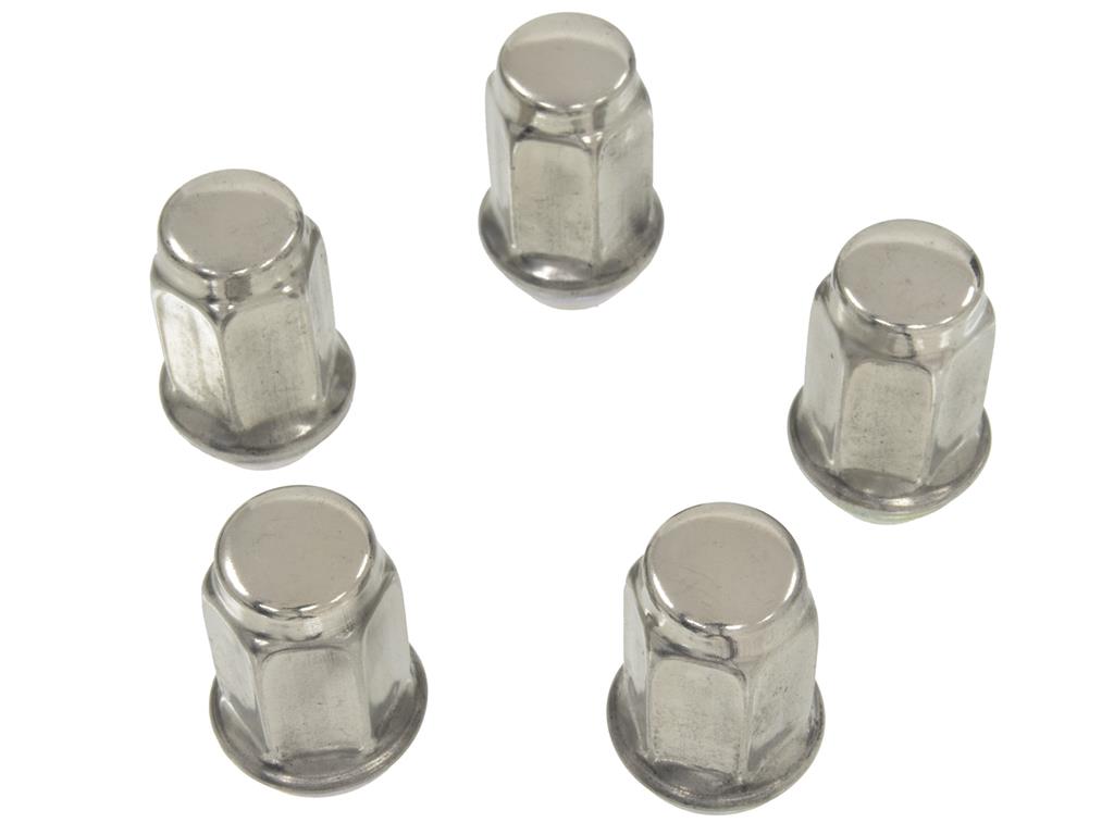 C5, C6, C7 Corvette 2000-2019 Wheel Lug Nuts - Set Of 5 ( For Factory Polished Or Chrome Wheels )