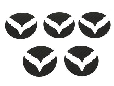 C7 Corvette 14-19 Wheel Center Cap Applique Decal Set of 4