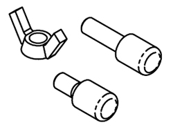 C8 Corvette 2020 Special Tool, Alignment Adapter Mount Pins