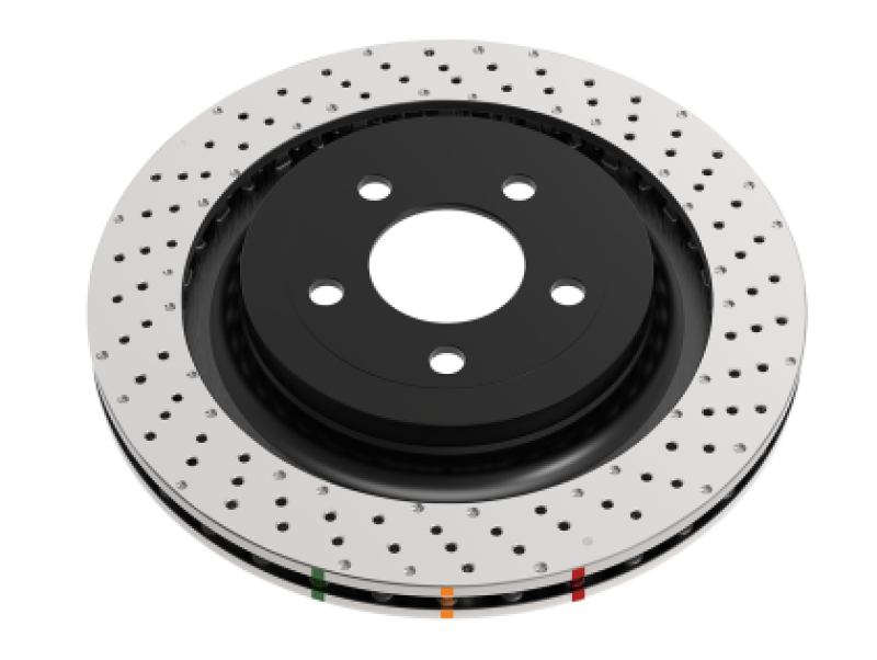 DBA 2020 Chevrolet Corvette C8 Z51 Rear Crossdrilled/Dimpled 4000 XD Series Rotor