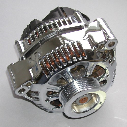 C5/C6 Corvette Chrome 2004-2013 Exact GM Replacement Alternator 150 AMps