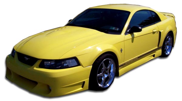 1999-2004 Ford Mustang Duraflex CVX Side Skirts Rocker Panels - 2 Piece