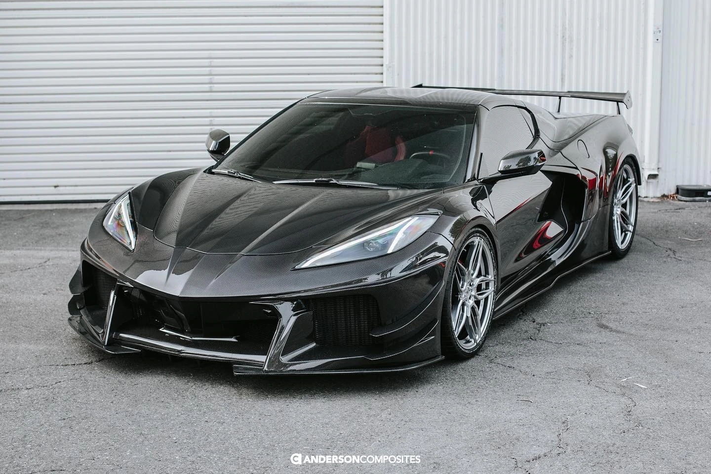 Anderson Composites 20-24 Corvette C8 Carbon Fiber Wide-Track Body Package