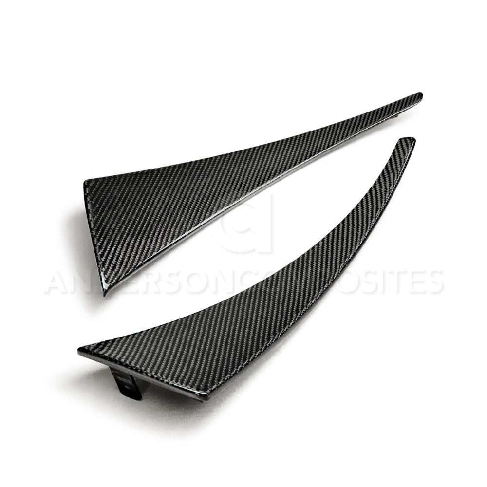 2014-2018 Chevrolet Corvette C7 Stingray / Grand Sport / Z06 Carbon Fiber Rear Mud Guards Splash