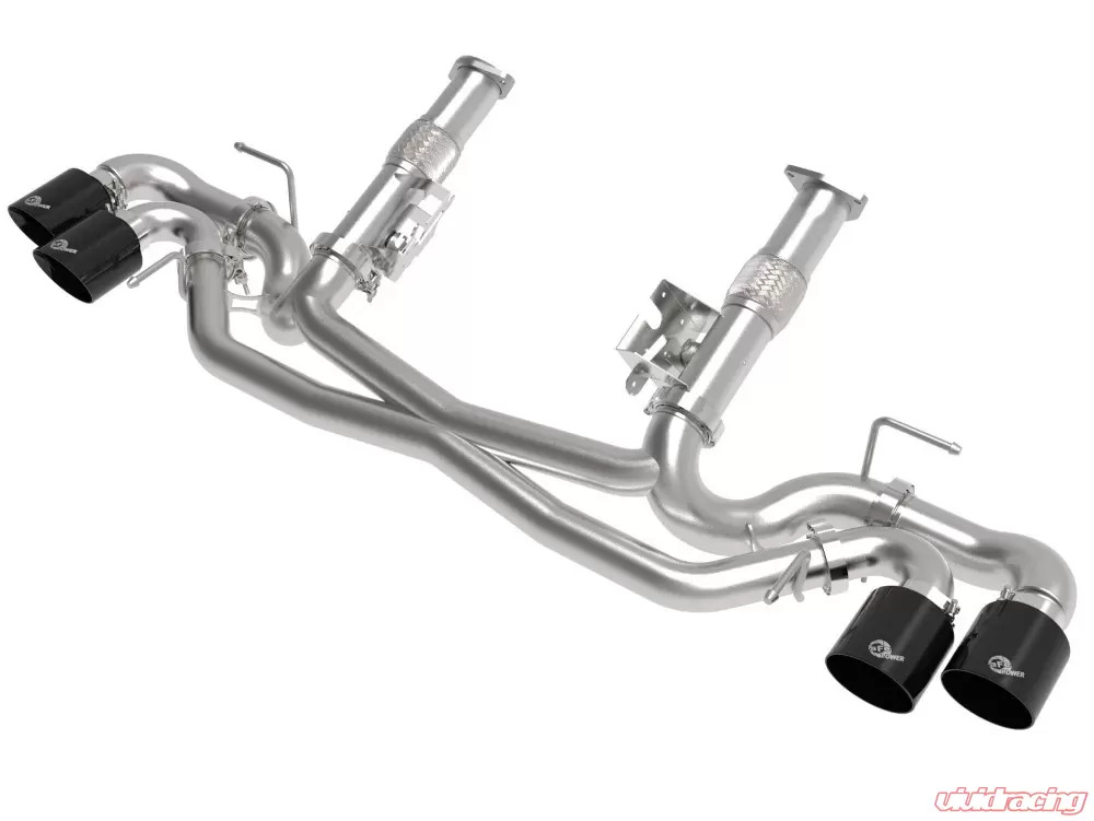 aFe POWER Mach Force-XP Catback Exhaust System w/ Black Tips Chevrolet Corvette C8 V8 6.2L 2020-2023