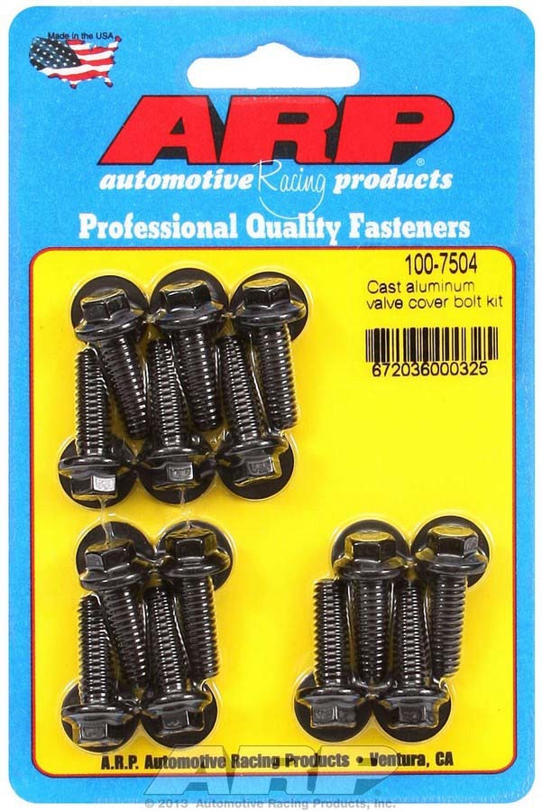 ARP 100-7504 Valve Cover Bolt Kit - 1/4-20 6pt. (14)