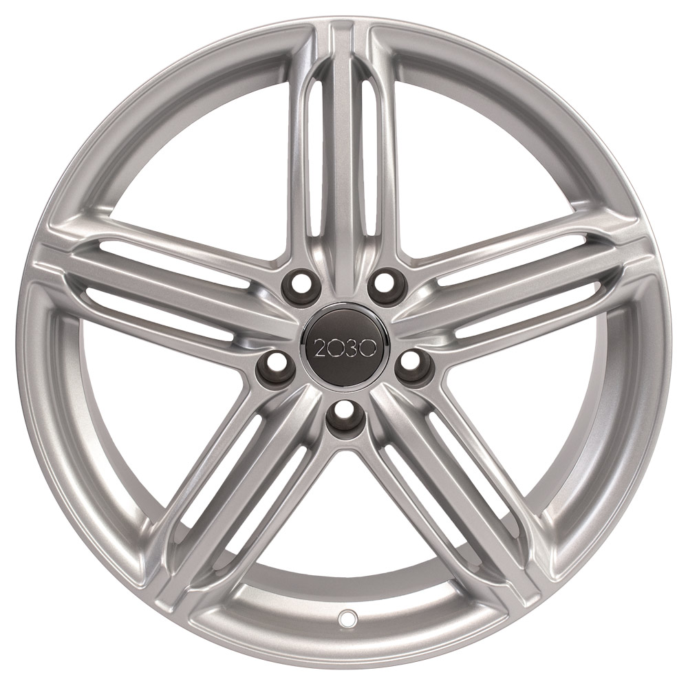 18" Replica Wheel fits Audi RS6,  AU12 Silver 18x8