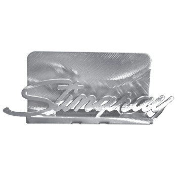 C3 1968-1976 Corvette Emblem Business Card Holder  -B30004