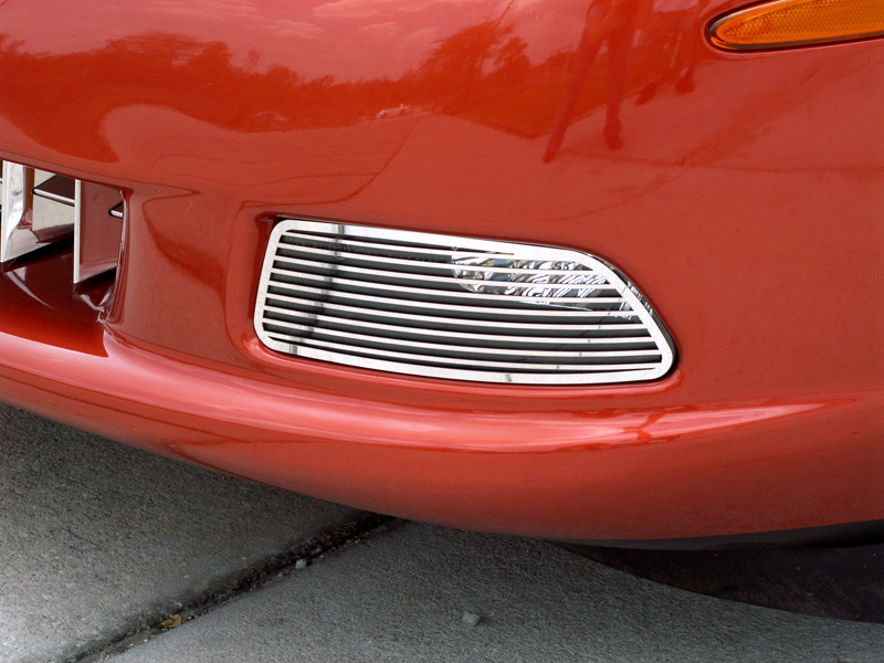 C6 Corvette 2pc. Stainless Driving Light Covers