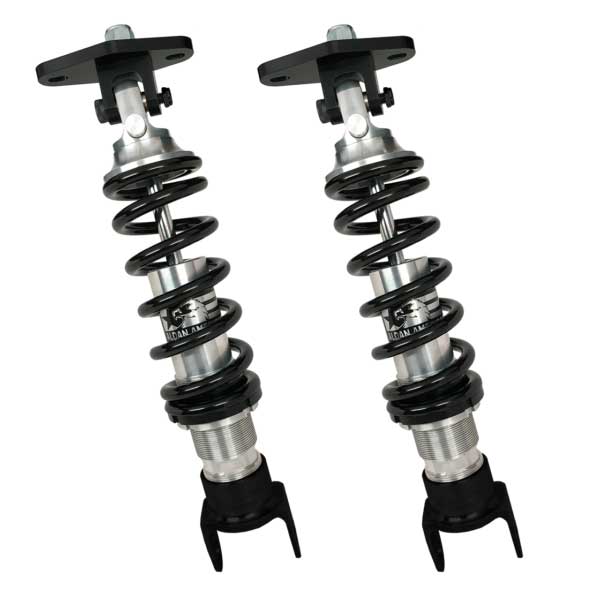 1997-2013 Chevrolet C5/C6 Corvette, ALDAN Single Adjustable Coil-Over Rear Shocks, Set of 2, 450 lb Spring Rate