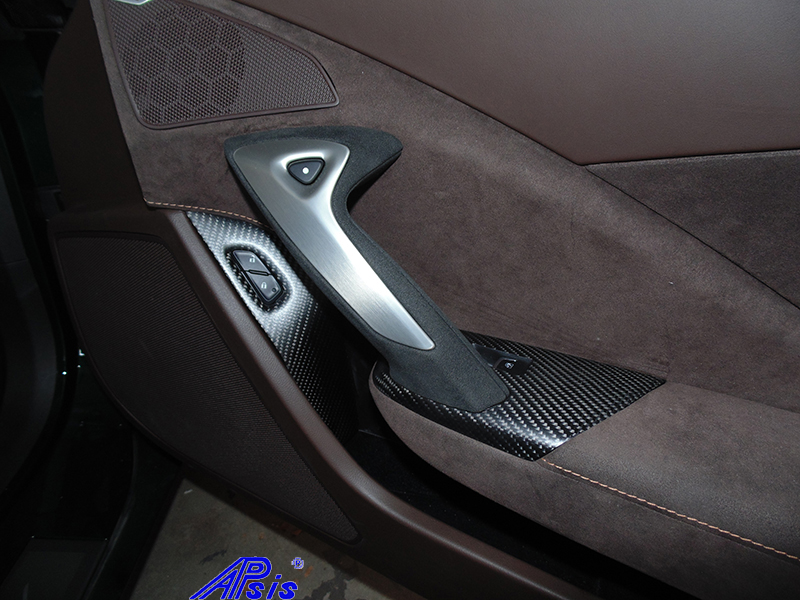 C7 Corvette 14-19 Laminated Carbon Fiber Passenger Power Window Bezel $328, Core