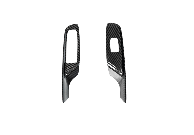 CCS C8 Corvette Carbon Fiber Window Switch Covers, Htc