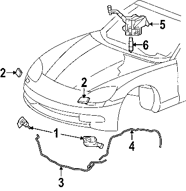 C6 Corvette 2005-2013 GM OEM Replacement Fog Light Assembly, Driovers Side