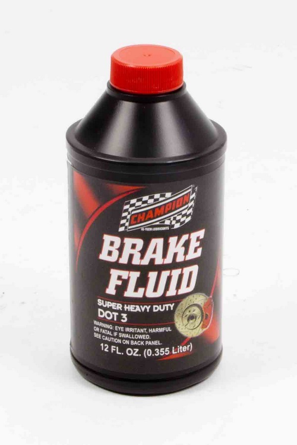 CHAMPION BRAND, Brake Fluid DOT 3 12oz.