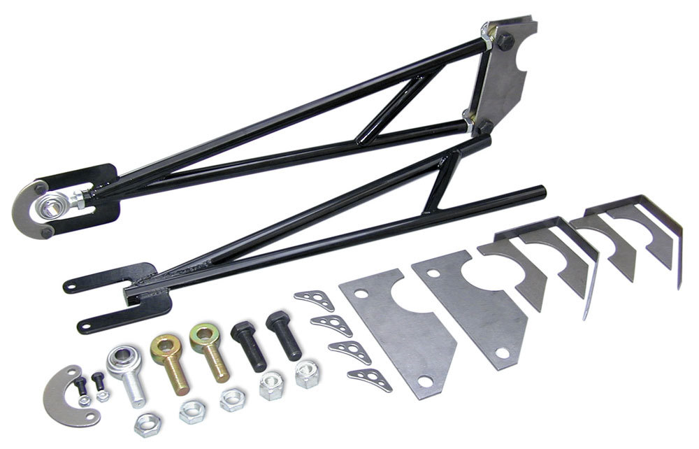 Competition Engr Ladder Bars, Comp Ladder Bar, Weld-On, 33-1/2" Long, Adjustable, Steel, Black Powder Coat, Universal, Kit